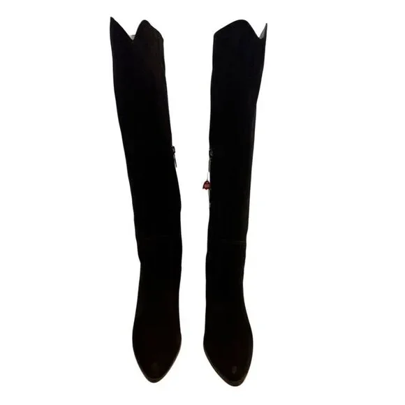 Blondo Women's Waterproof Knee High Western Boots Black Size 7.5 - Picture 3 of 8